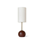 Orbella Wood Sphere Table Lamp