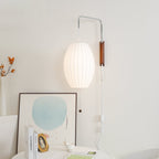 Orvina Silk Orb Wall Sconce