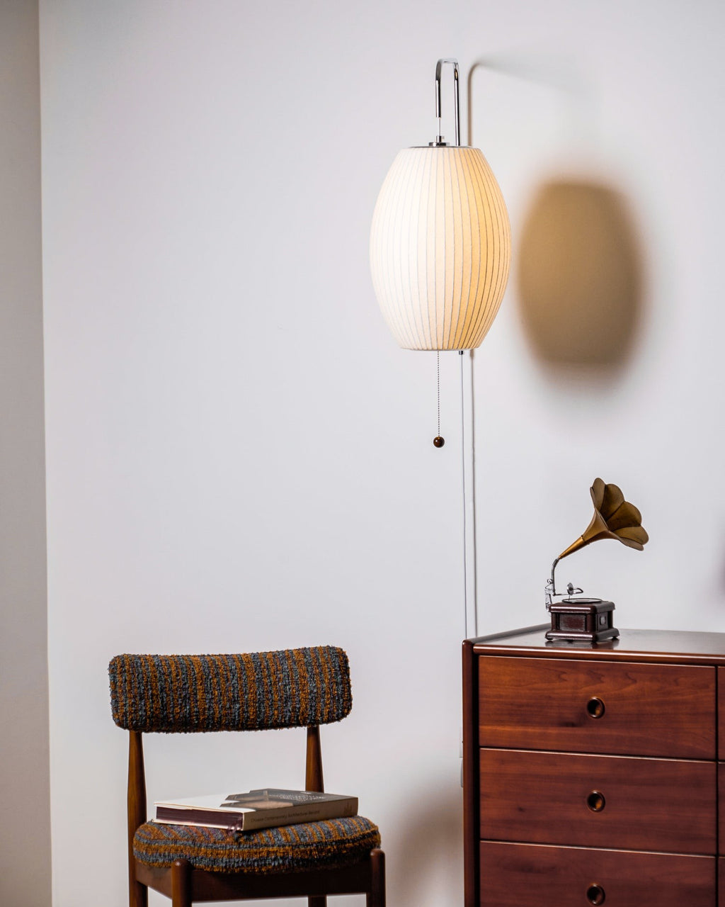 Orvina Silk Orb Wall Sconce