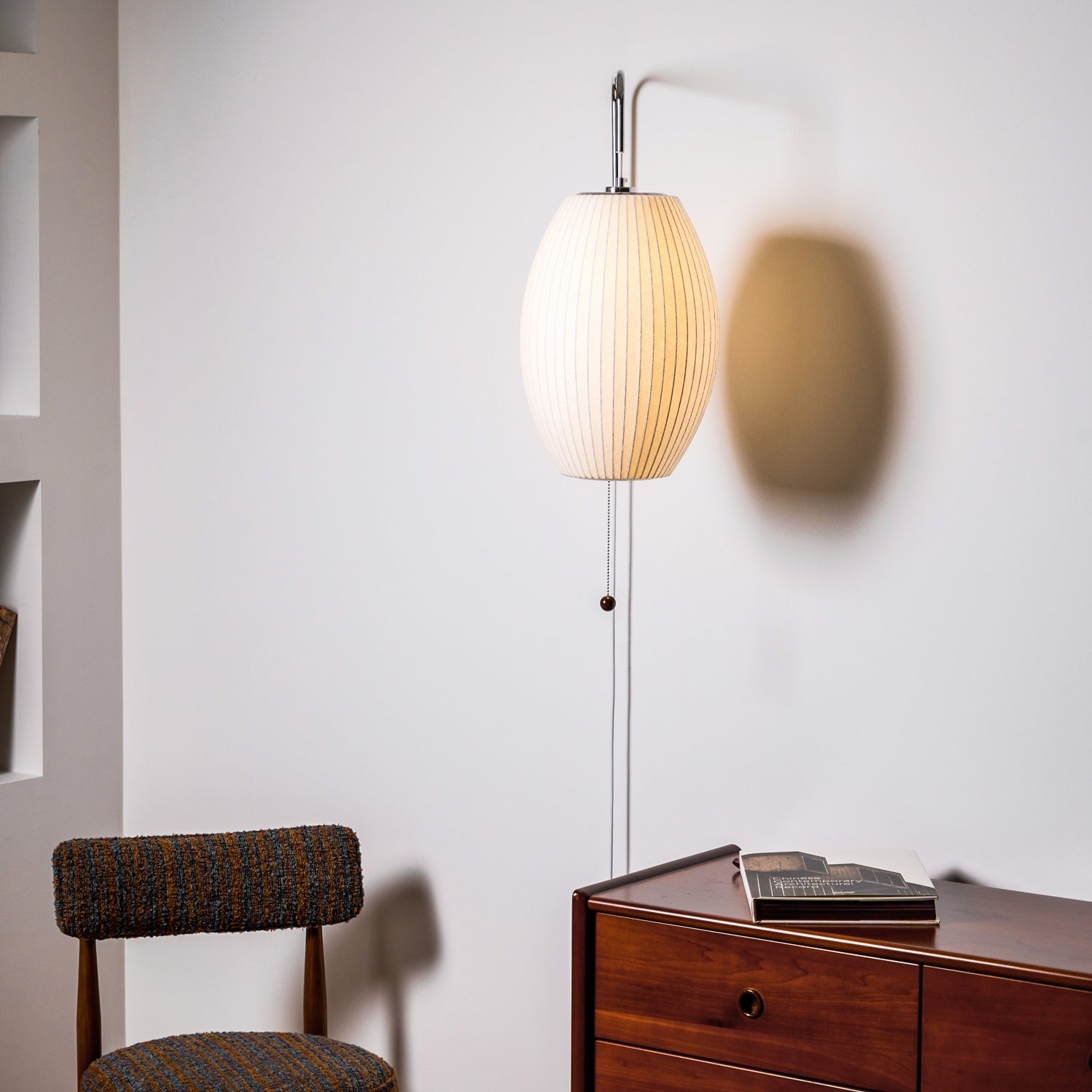 Orvina Silk Orb Wall Sconce