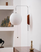 Orvina Silk Orb Wall Sconce