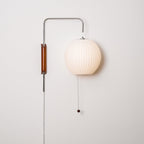 Orvina Silk Orb Wall Sconce