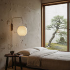 Orvina Silk Orb Wall Sconce