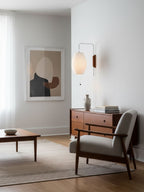 Orvina Silk Orb Wall Sconce