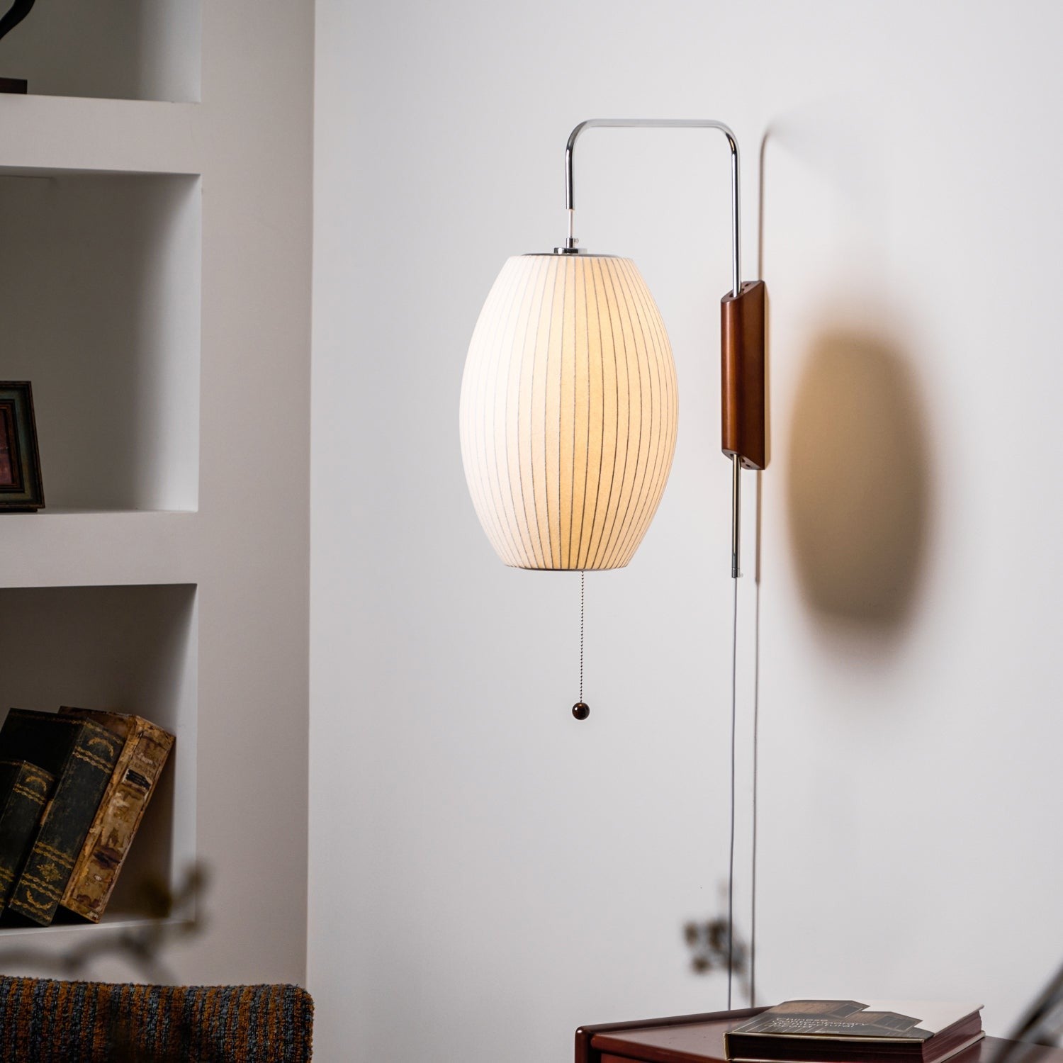 Orvina Silk Orb Wall Sconce