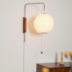 Orvina Silk Orb Wall Sconce