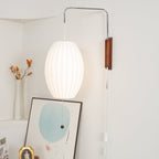 Orvina Silk Orb Wall Sconce