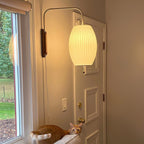 Orvina Silk Orb Wall Sconce