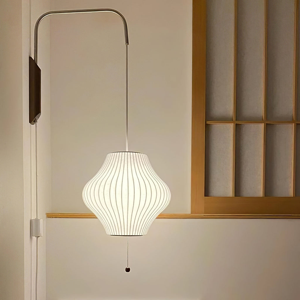 Orvina Silk Orb Wall Sconce