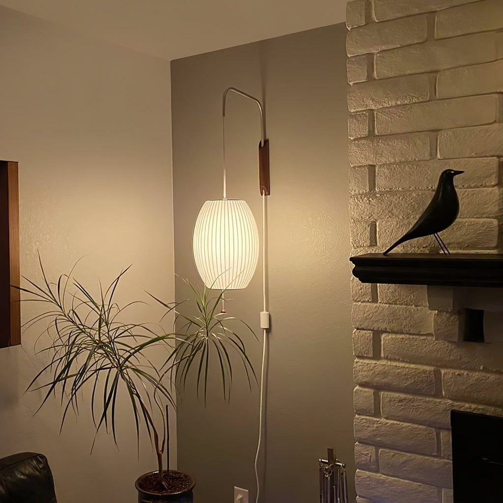 Orvina Silk Orb Wall Sconce