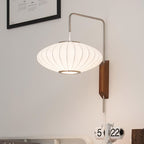 Orvina Silk Orb Wall Sconce