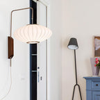 Orvina Silk Orb Wall Sconce