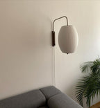 Orvina Silk Orb Wall Sconce