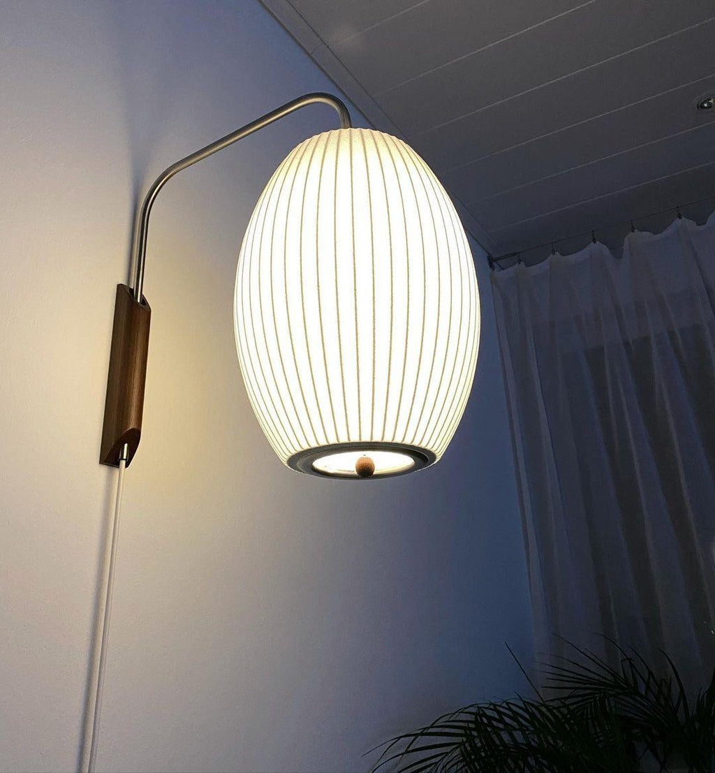 Orvina Silk Orb Wall Sconce