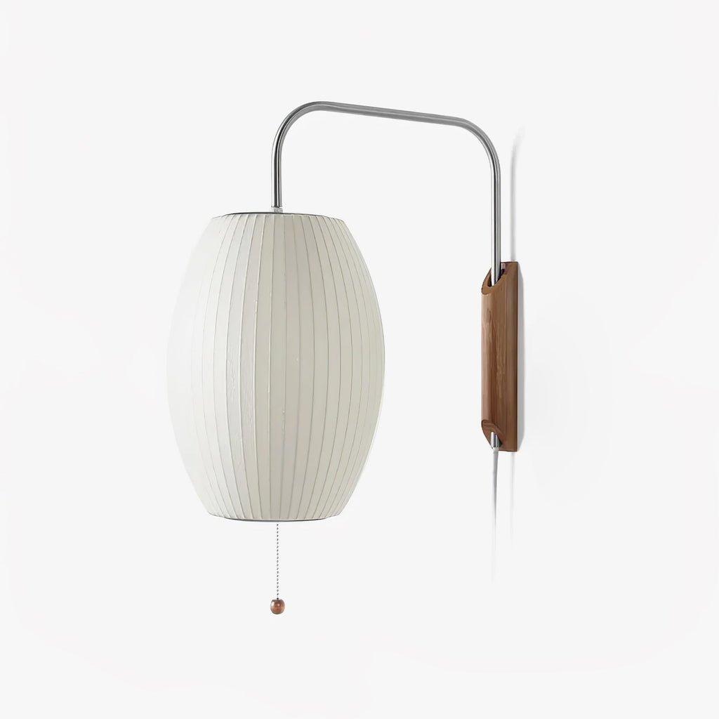 Orvina Silk Orb Wall Sconce