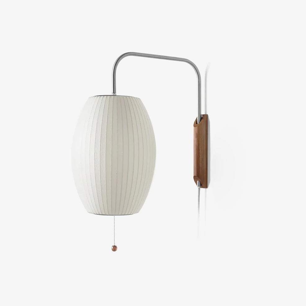 Orvina Silk Orb Wall Sconce