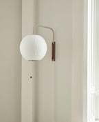 Orvina Silk Orb Wall Sconce