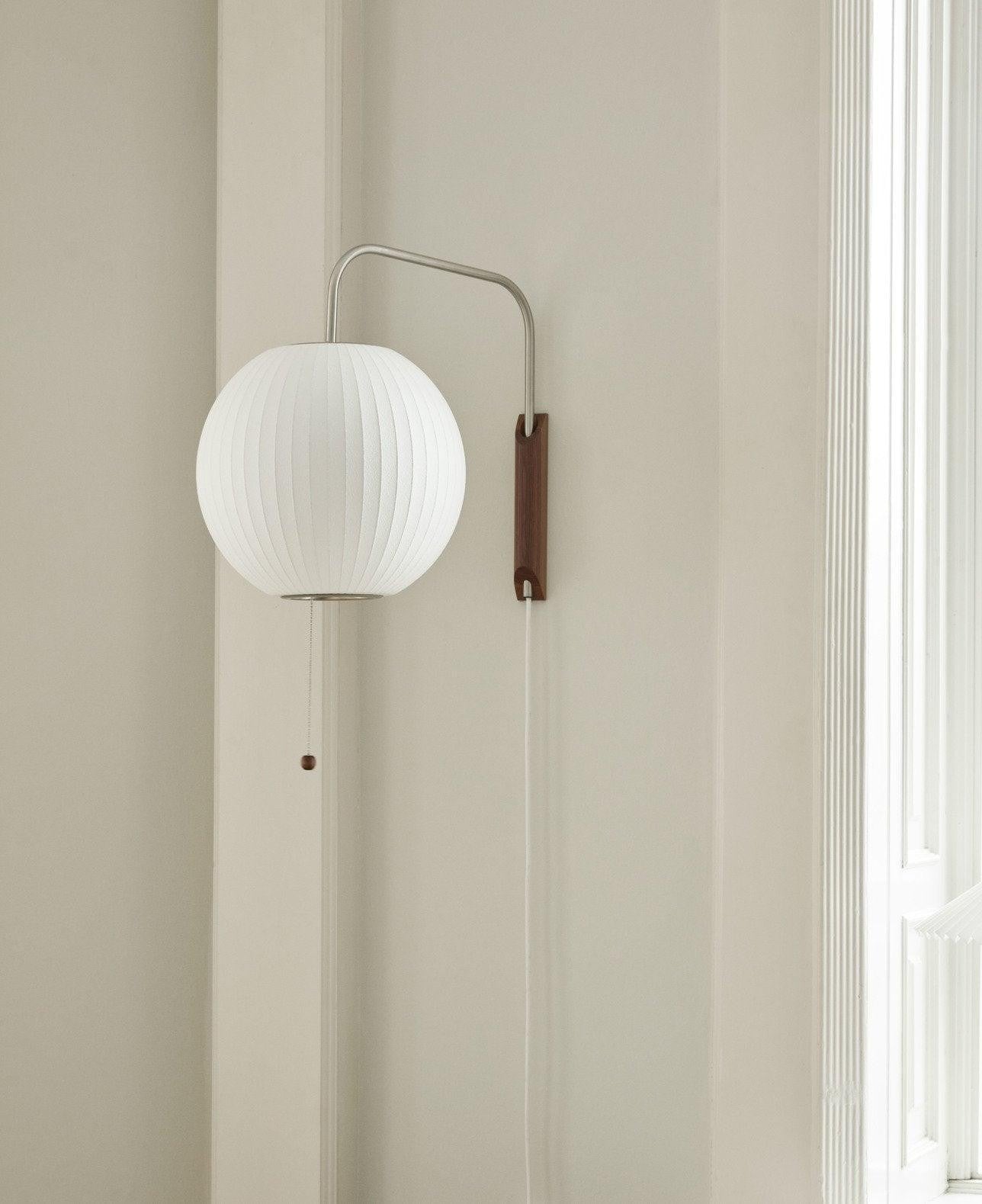 Orvina Silk Orb Wall Sconce