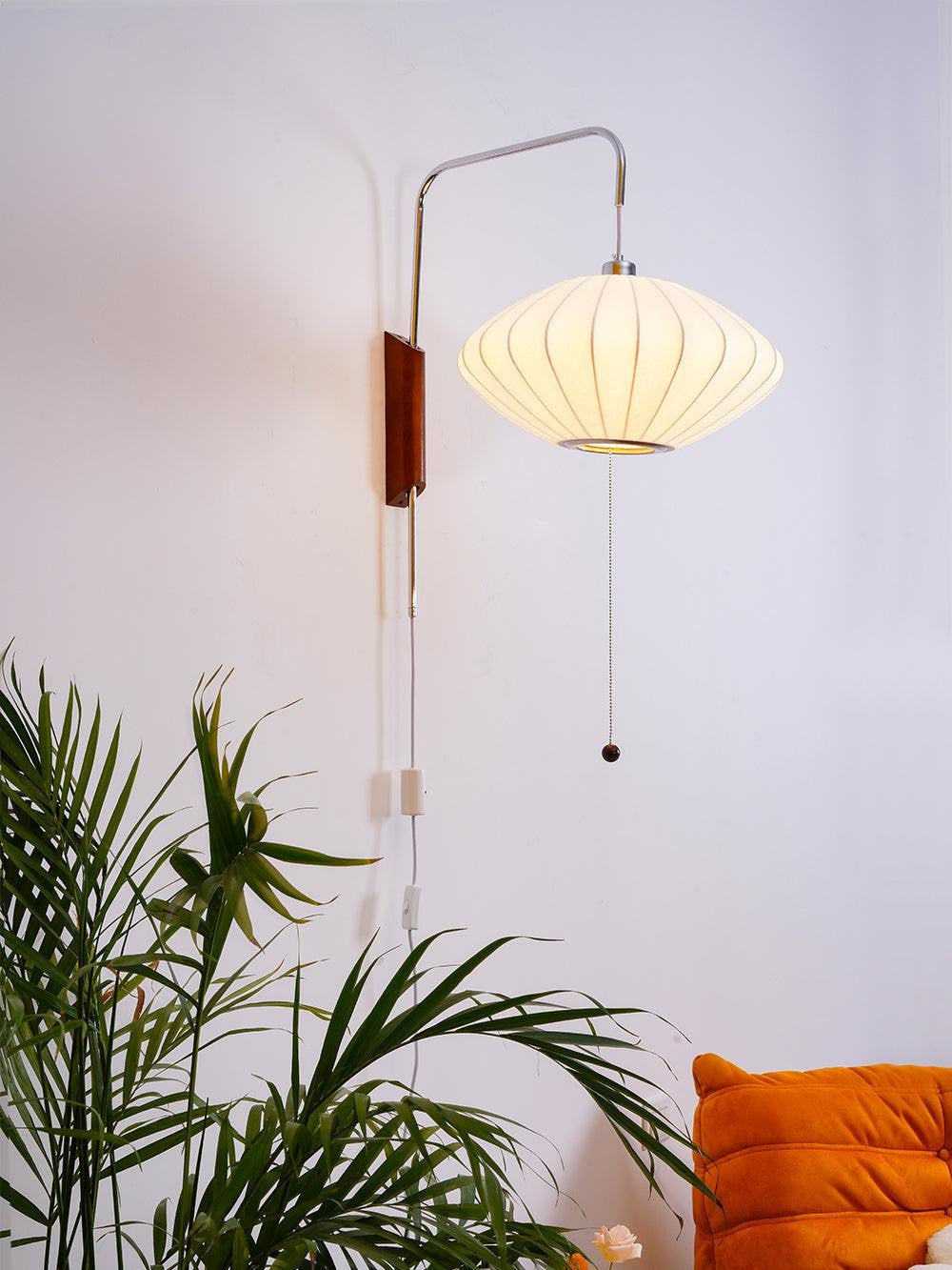Orvina Silk Orb Wall Sconce