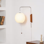 Orvina Silk Orb Wall Sconce