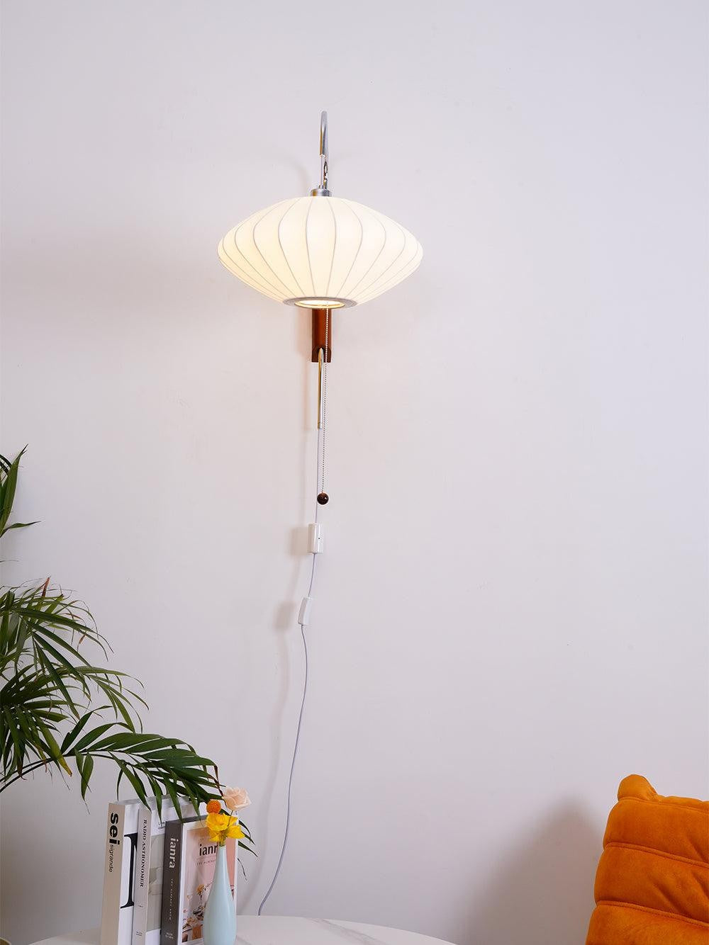 Orvina Silk Orb Wall Sconce