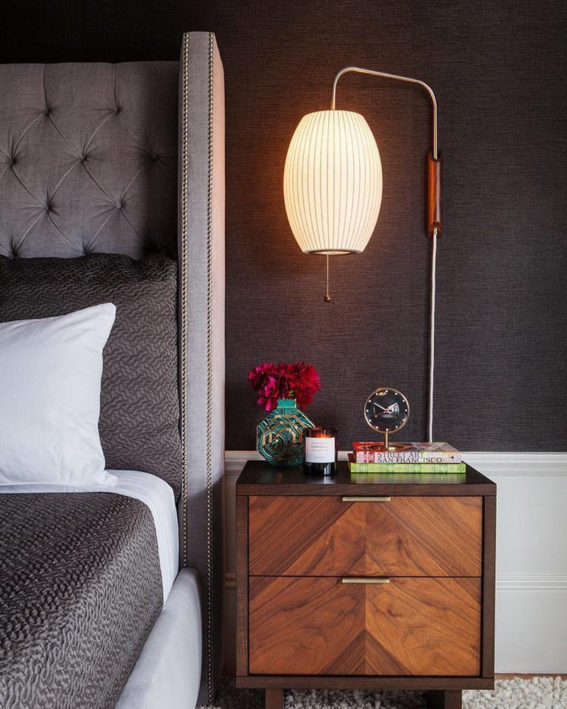Orvina Silk Orb Wall Sconce