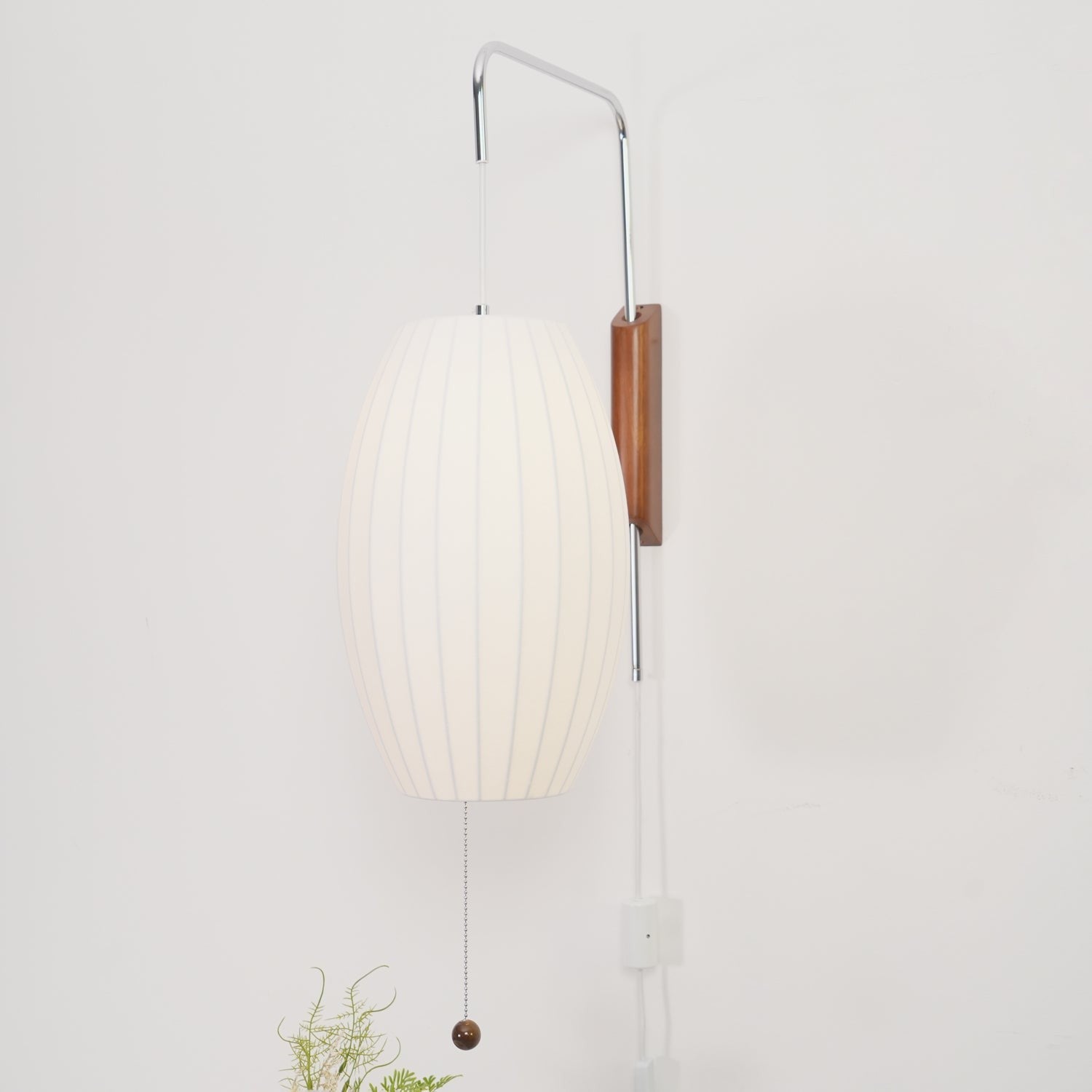 Orvina Silk Orb Wall Sconce