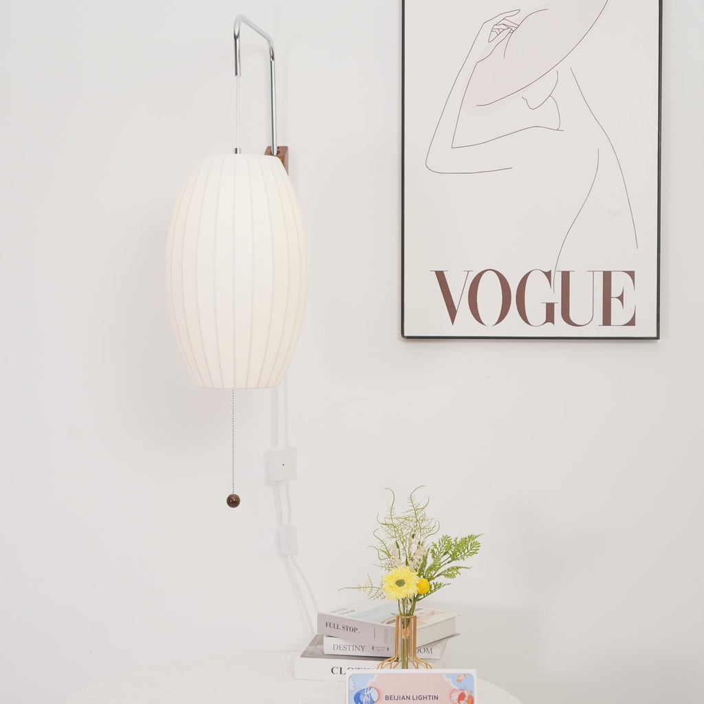 Orvina Silk Orb Wall Sconce