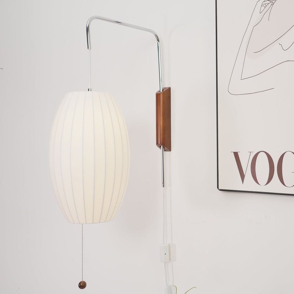 Orvina Silk Orb Wall Sconce