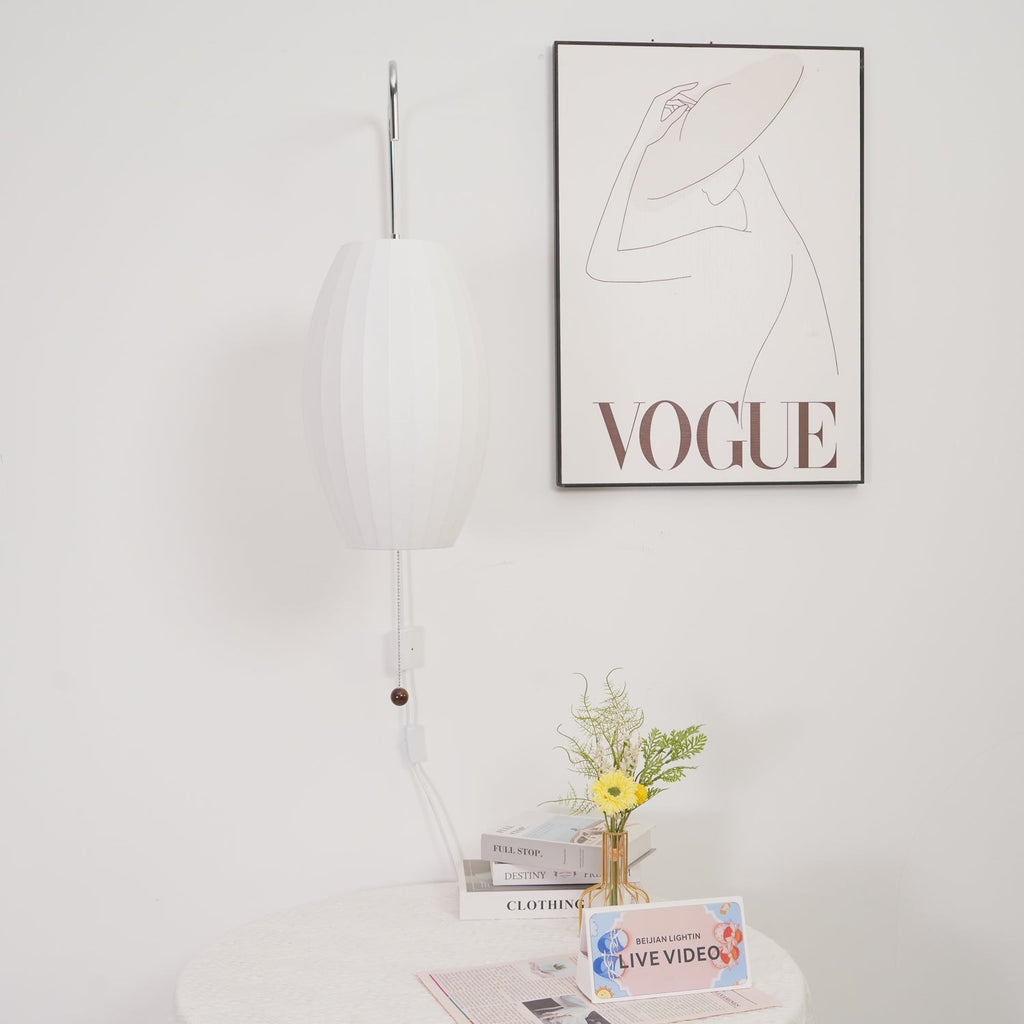 Orvina Silk Orb Wall Sconce
