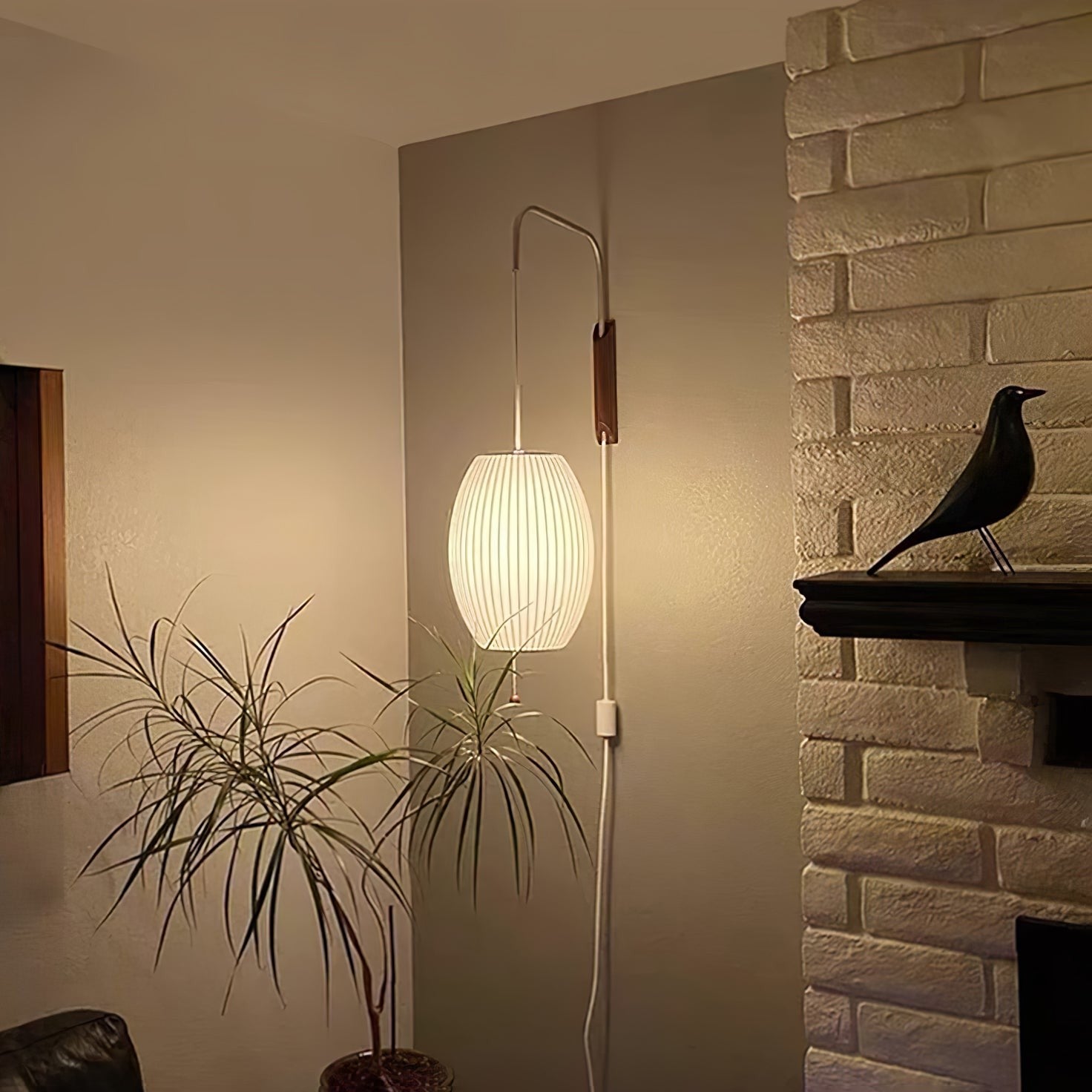 Orvina Silk Orb Wall Sconce