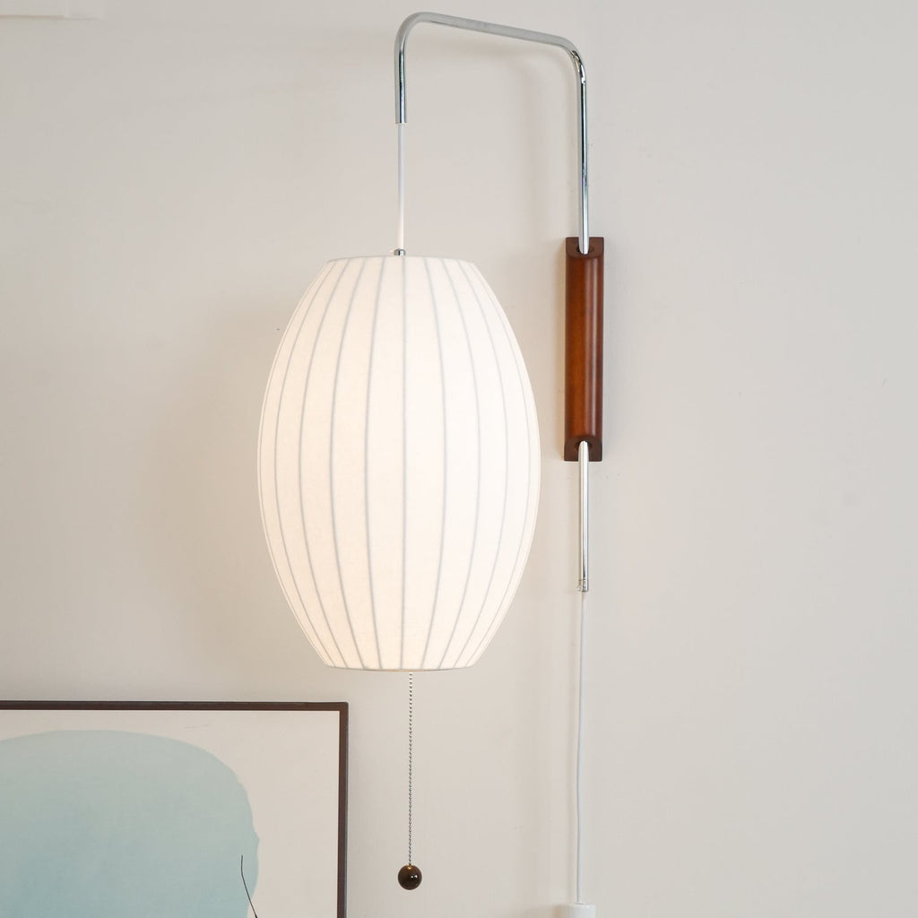 Orvina Silk Orb Wall Sconce