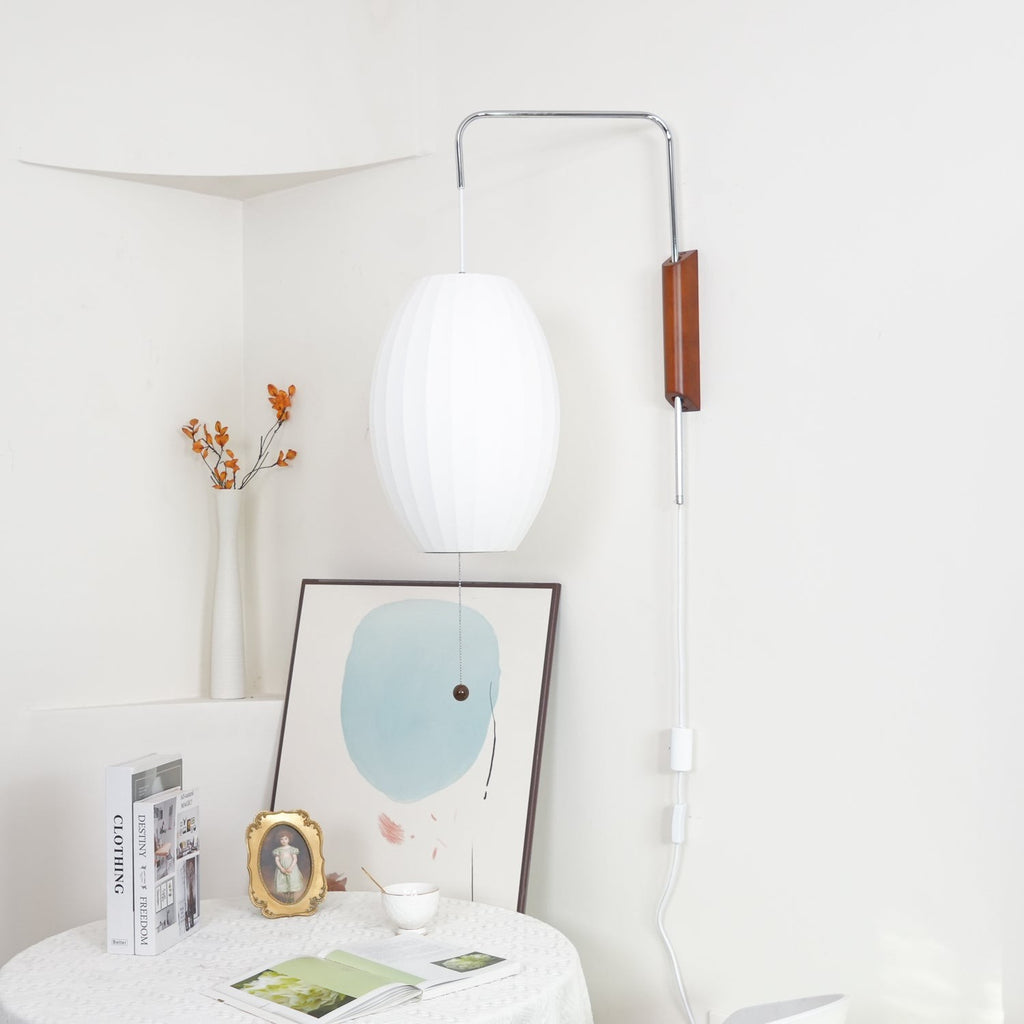 Orvina Silk Orb Wall Sconce