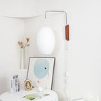 Orvina Silk Orb Wall Sconce