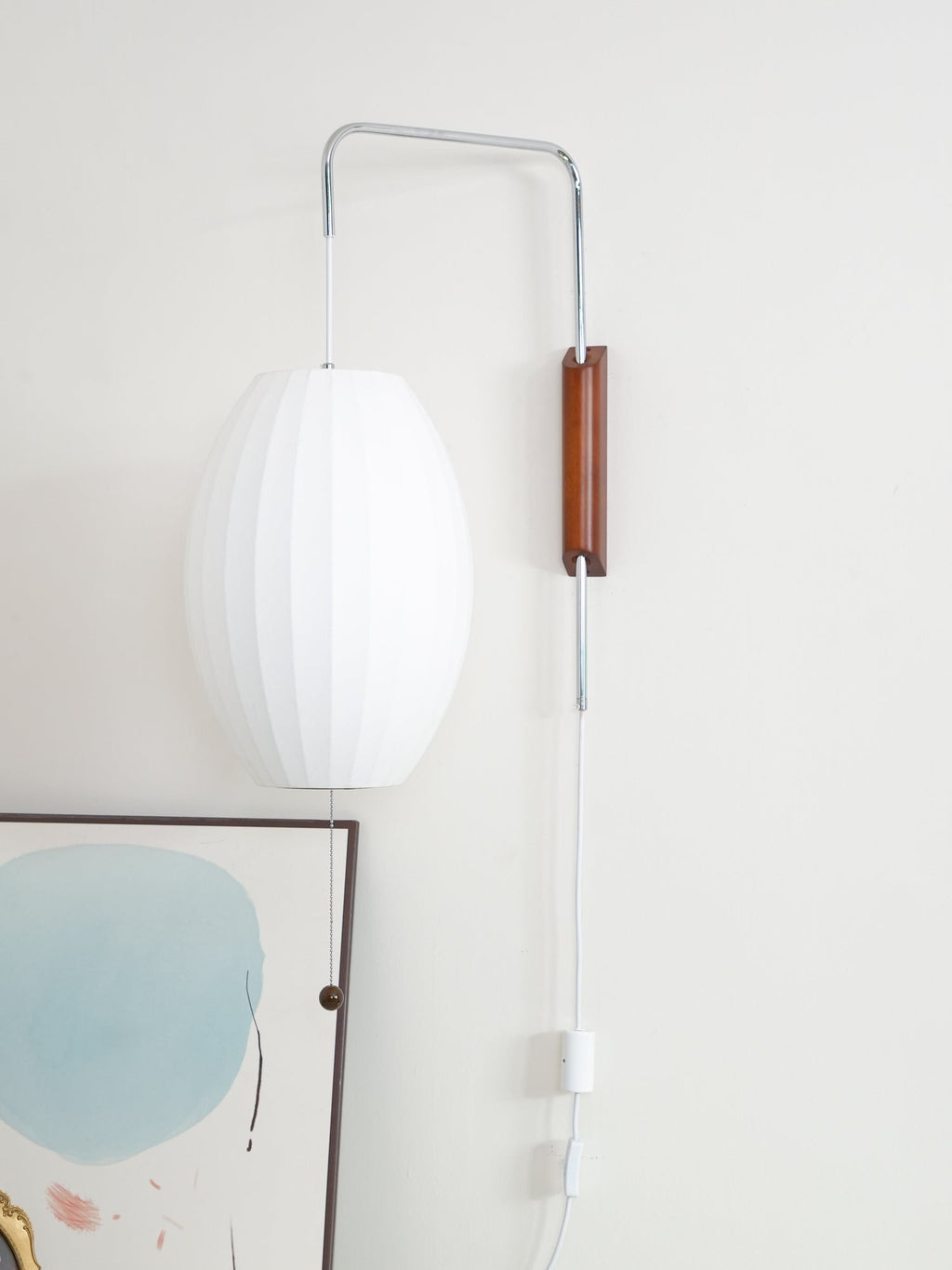 Orvina Silk Orb Wall Sconce