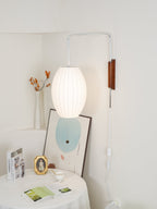 Orvina Silk Orb Wall Sconce