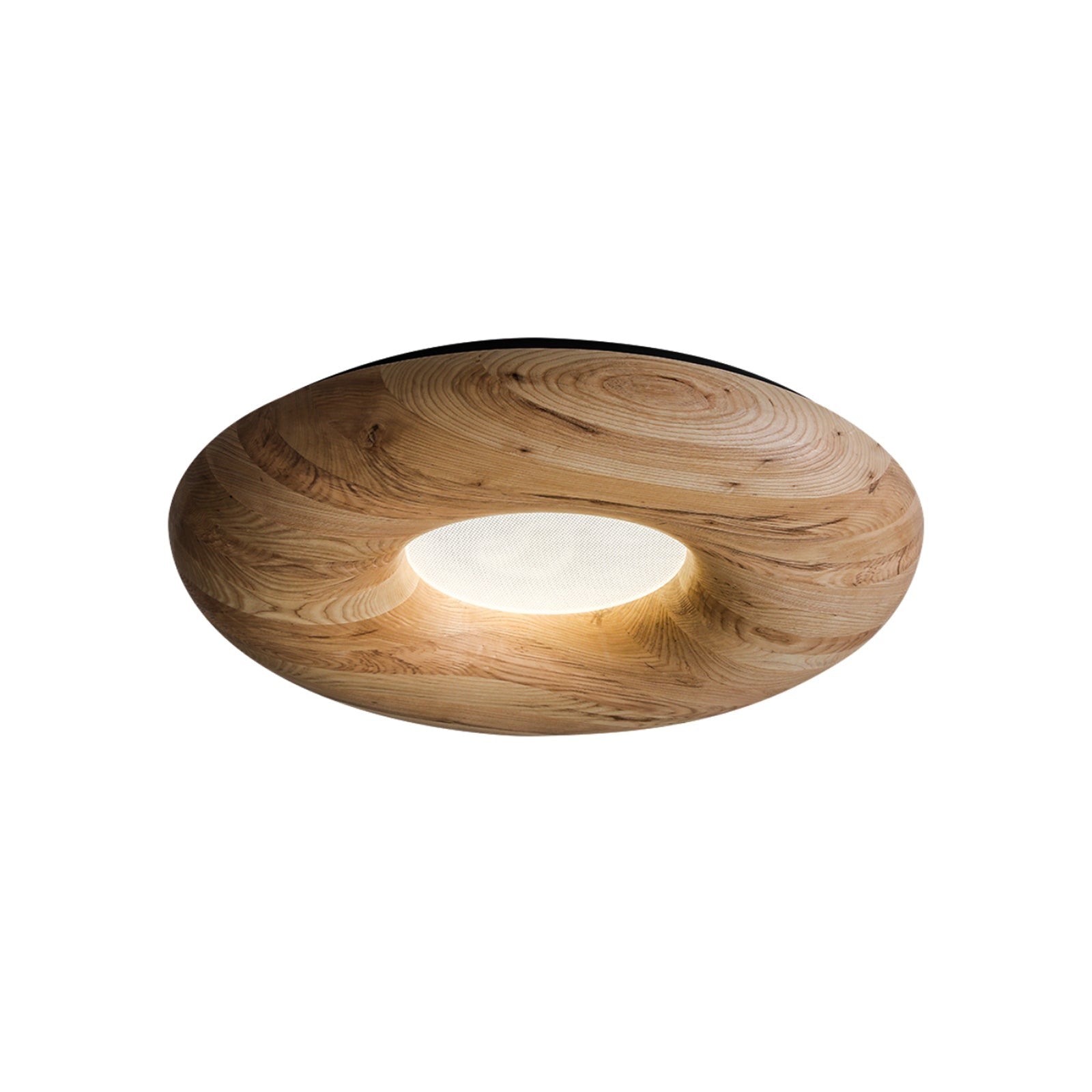 Orvino Wooden Ring Ceiling Light
