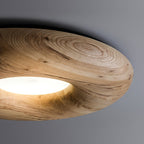 Orvino Wooden Ring Ceiling Light