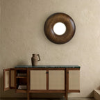 Orvino Wooden Ring Ceiling Light
