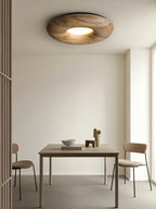 Orvino Wooden Ring Ceiling Light
