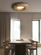 Orvino Wooden Ring Ceiling Light