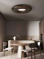 Orvino Wooden Ring Ceiling Light