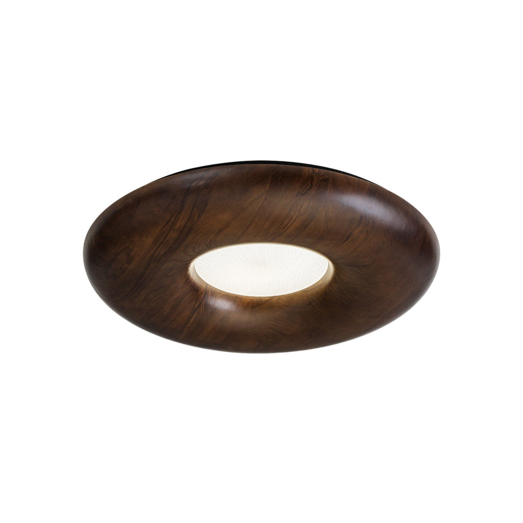 Orvino Wooden Ring Ceiling Light