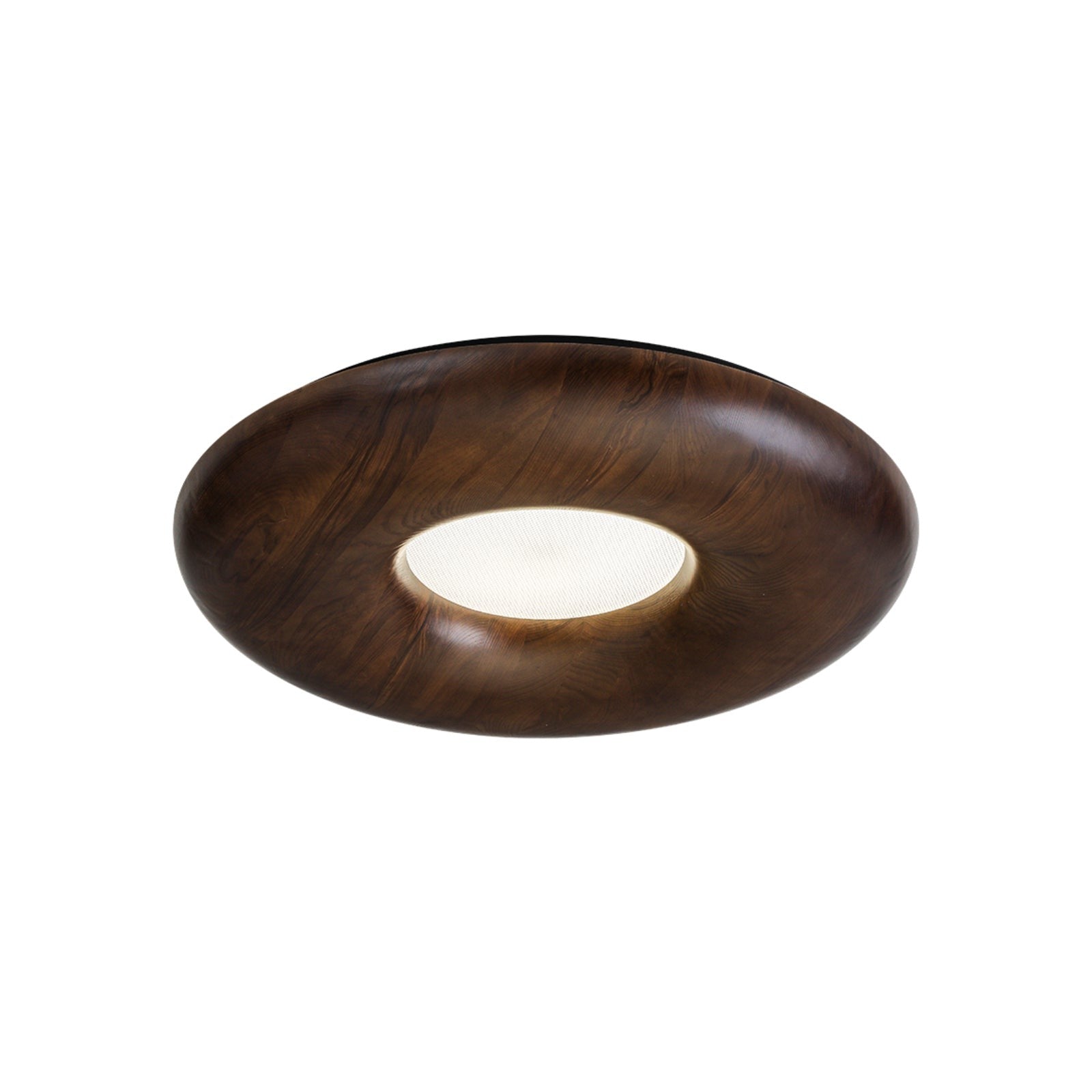 Orvino Wooden Ring Ceiling Light