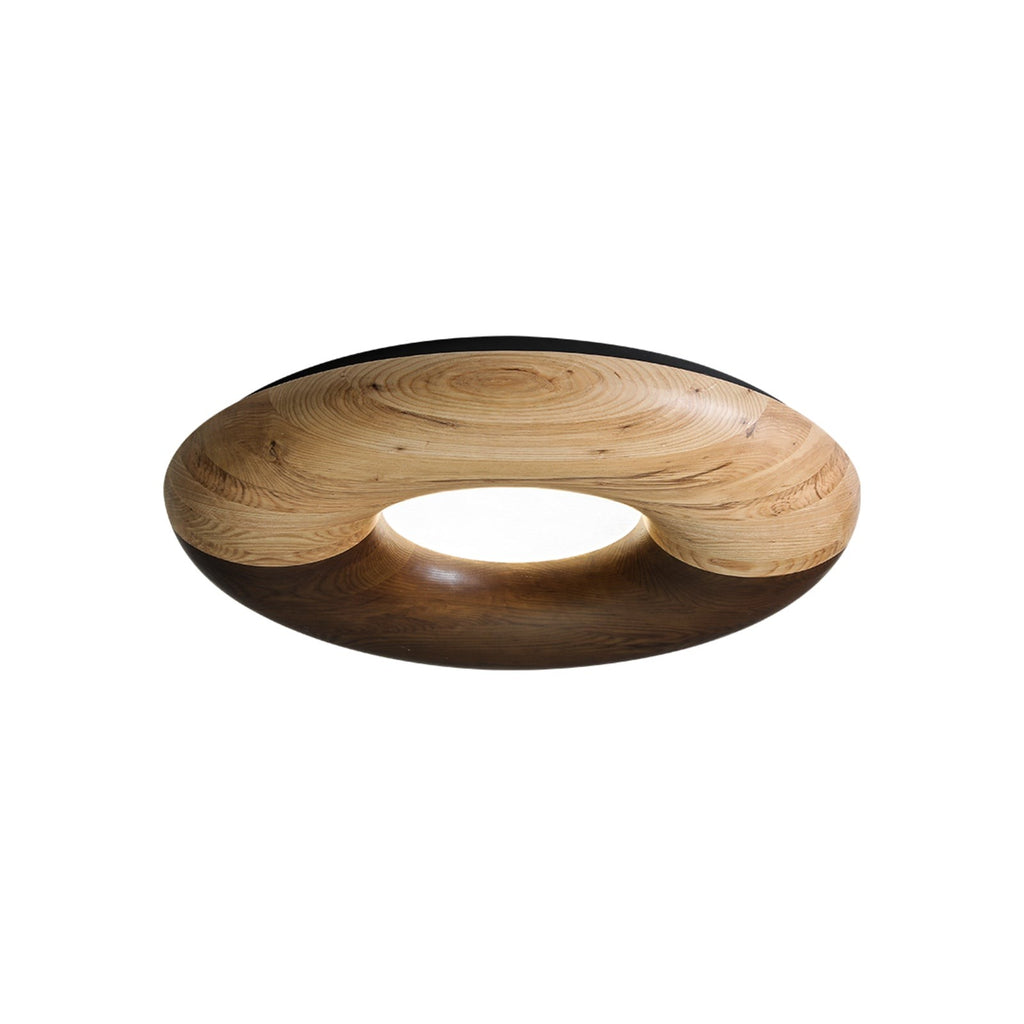 Orvino Wooden Ring Ceiling Light