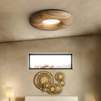 Orvino Wooden Ring Ceiling Light