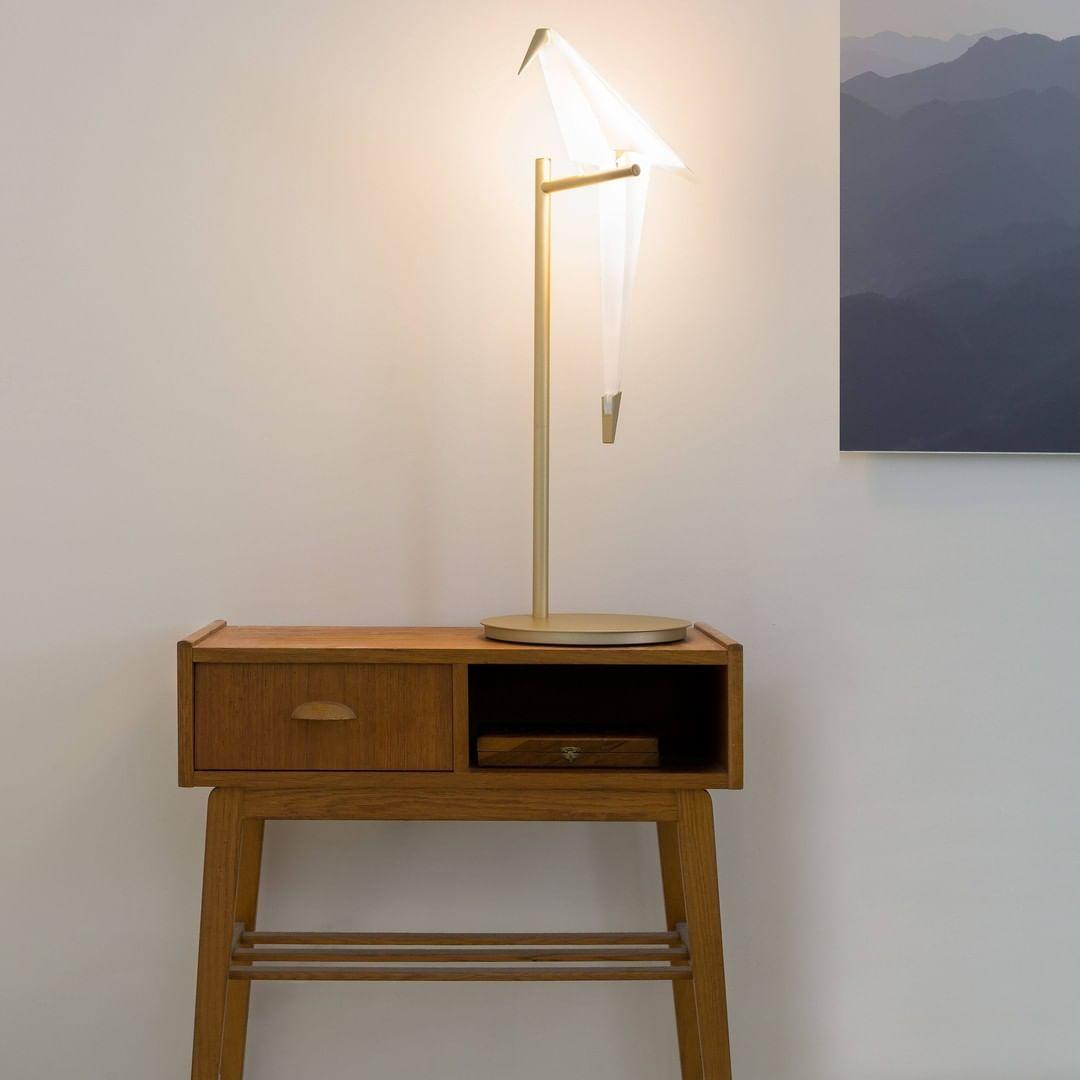 Paper Crane Bird Reading light Table Lamp
