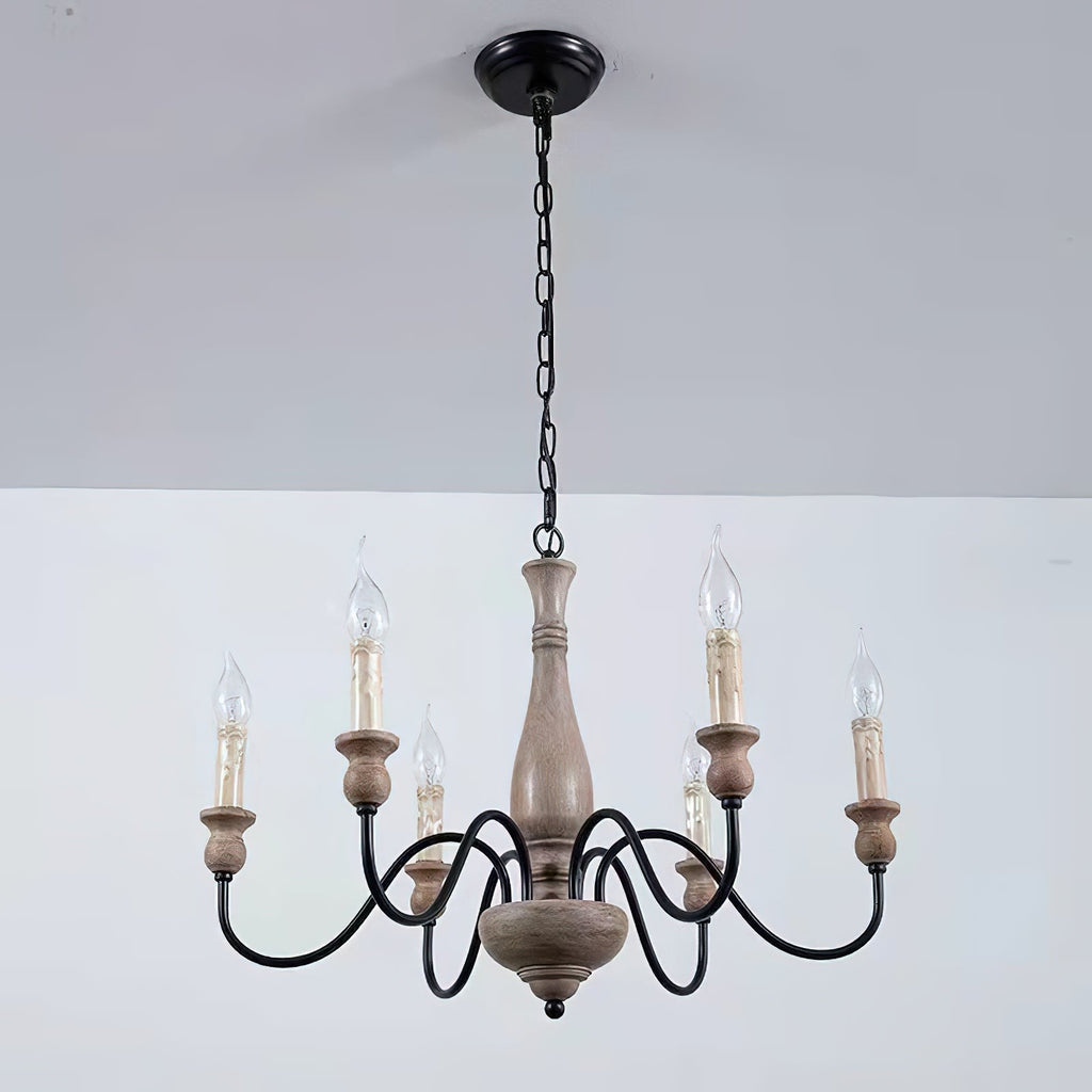 Rusthaven Farmhouse Candle Chandelier