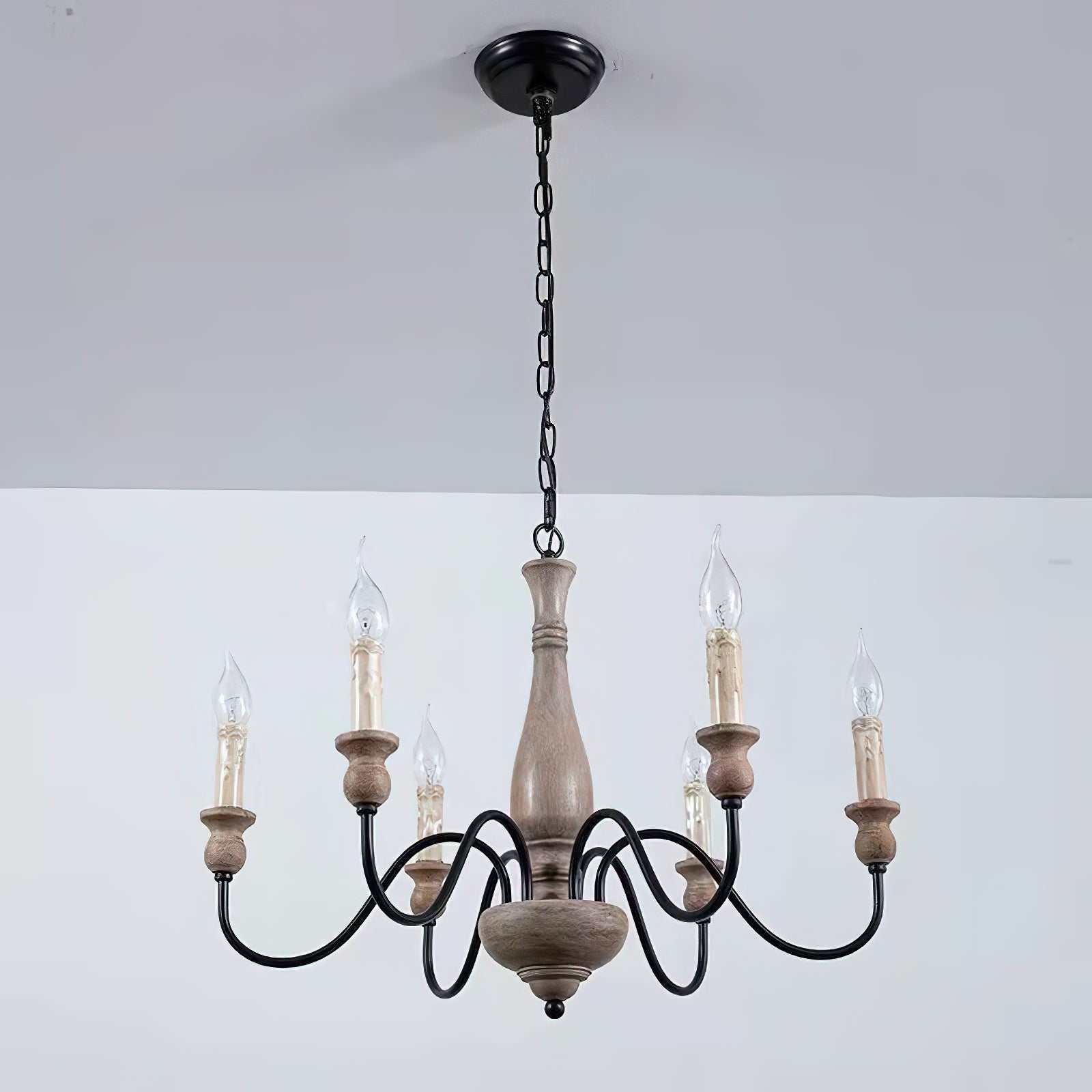 Rusthaven Farmhouse Candle Chandelier