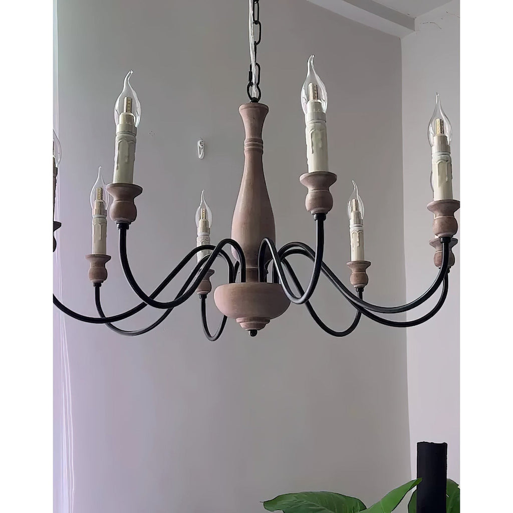 Rusthaven Farmhouse Candle Chandelier